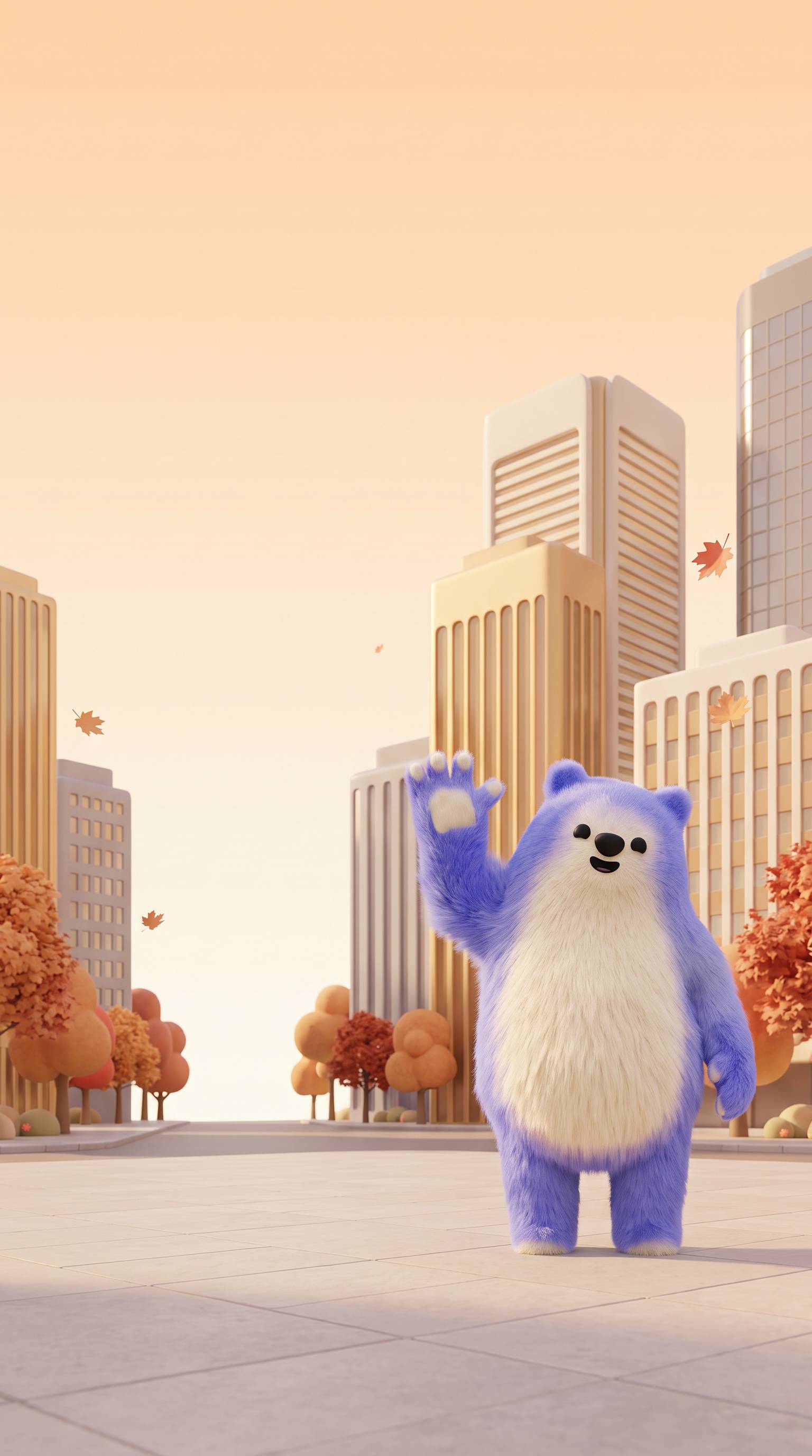 Mo, la mascotte bleue d'Alan