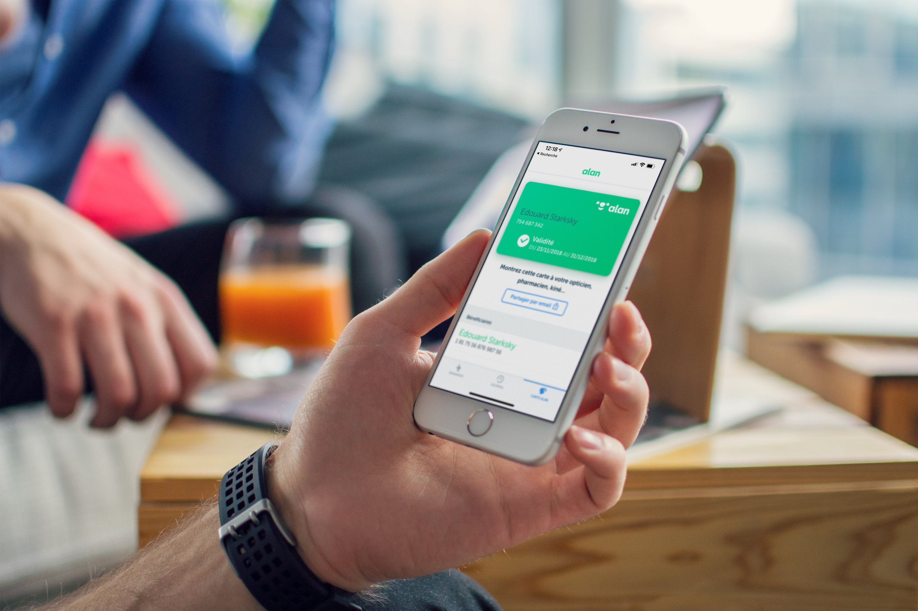 Avec l'app Alan, les salariés sont aux commandes de leur santé. Application Alan